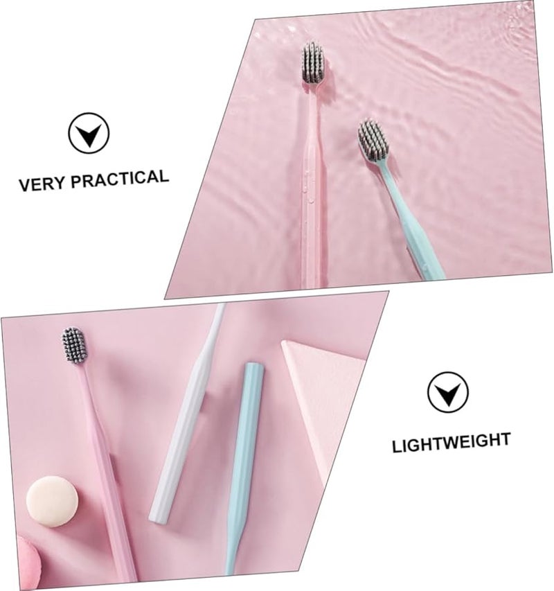 3Pcs Soft Bristle Nano Toothbrush For Adults Durable Comfortable Cleaning Lightweight Portable - Image 5